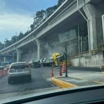 #Video Caos vial en la México-Toluca por choque de tráiler contra autos