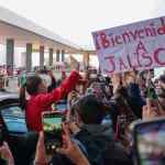 Inicia Claudia Sheinbaum su gira por Jalisco