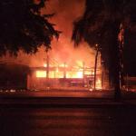 Incendio consume restaurante de mariscos en Culiacán, Sinaloa